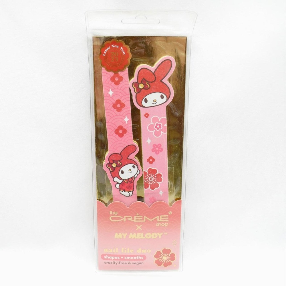The Crème Shop Nail File Duo My Melody Pink Lunar New Year 2023 Sanrio Kawaii